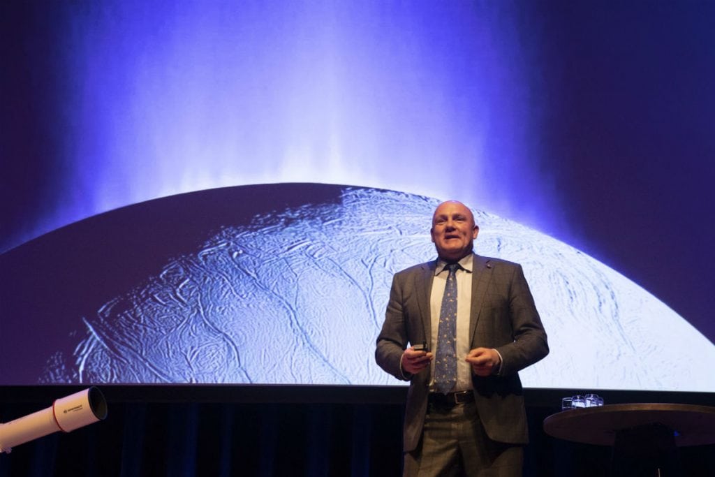 André Kuipers op het Gala van de Sterrenkunde