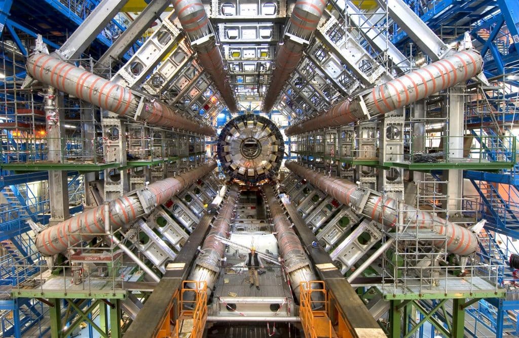 Het beroemde ATLAS-experiment van CERN. Beeld: CERN.