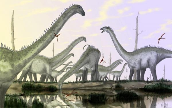 Sauropod-dinosaurus. Beeld: Mark Witton