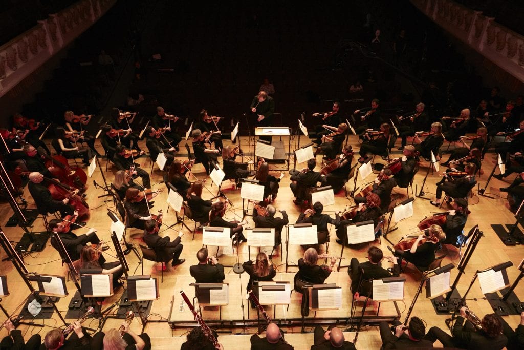 De Onvoltooide door het English Session Orchestra in de Cadogan Hall in Londen. Beeld: Huawei.