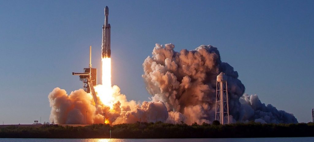 De Falcon Heavy van SpaceX is op dit moment de krachtigste raket. Foto: SpaceX