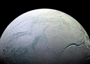 Enceladus. Beeld: Nasa