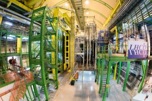 Het LHCb experiment bij CERN. Beeld: Maximilien Brice/CERN.