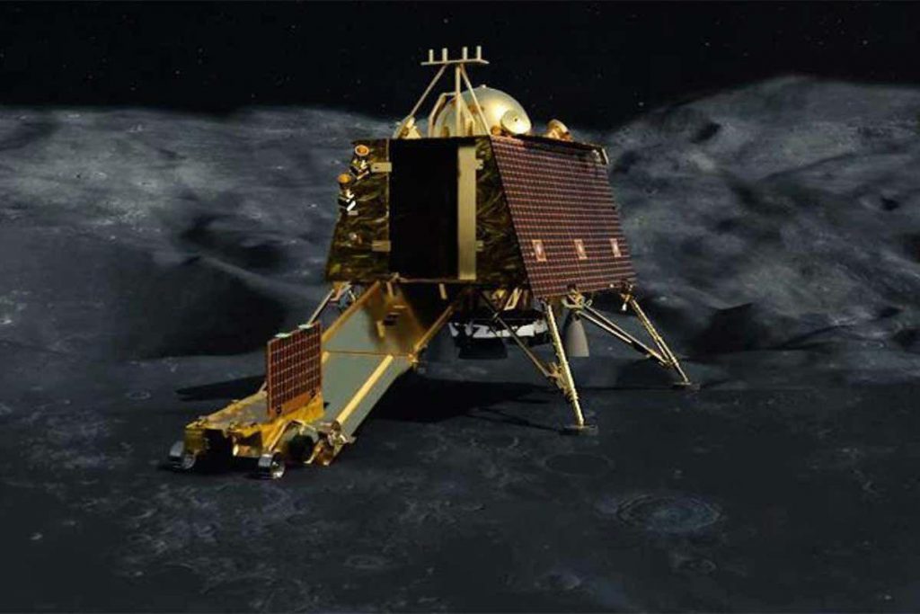 vikram lander pragyan rover (c ISRO YouTube)